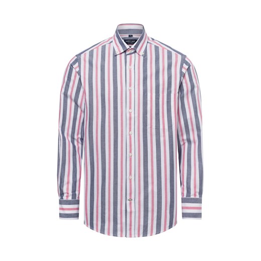 Andrew James Męska koszula casual Mężczyźni Regular Fit Bawełna wielokolorowy w paski ze sklepu vangraaf w kategorii Koszule męskie - zdjęcie 178099486