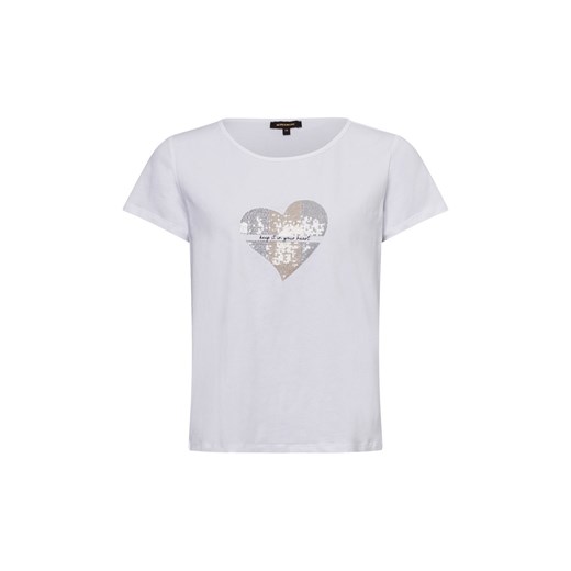 More & More Koszulka damska Kobiety Bawełna biały jednolity - id: 752543-0001-00460 - marki More & More - 178099535 More & More Koszulka damska Kobiety Bawełna biały jednolity ze sklepu vangraaf w kategorii Bluzki damskie - zdjęcie 178099535