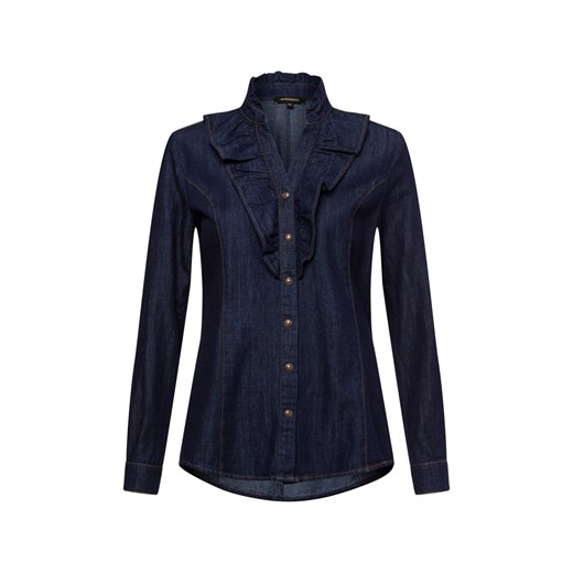 More & More Damska bluzka dżinsowa Kobiety Bawełna denim jednolity ze sklepu vangraaf w kategorii Koszule damskie - zdjęcie 178099539