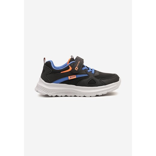 Czarno-Niebieskie Buty Sportowe Sneakersy Ozdobione Napisem Ilovella ze sklepu born2be.pl w kategorii Buty sportowe dziecięce - zdjęcie 178101458