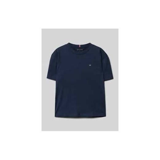 T-shirt z wyhaftowanym logo ze sklepu Peek&Cloppenburg  w kategorii T-shirty chłopięce - zdjęcie 178101859