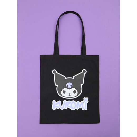 Sinsay - Torba shopper Kuromi - czarny Sinsay One Size Sinsay