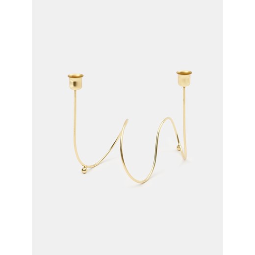 Sinsay - Świecznik o asymetrycznym kształcie - złoty Sinsay One Size Sinsay