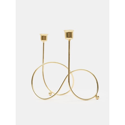 Sinsay - Świecznik o asymetrycznym kształcie - złoty Sinsay One Size Sinsay