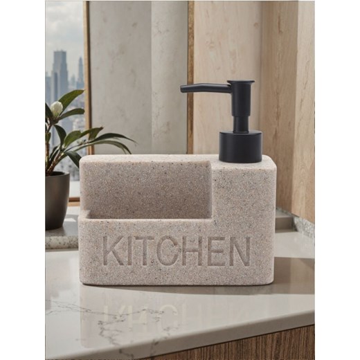 Sinsay - Dozownik na płyn do naczyń - kremowy ze sklepu Sinsay w kategorii Dozowniki do mydła - zdjęcie 178103947