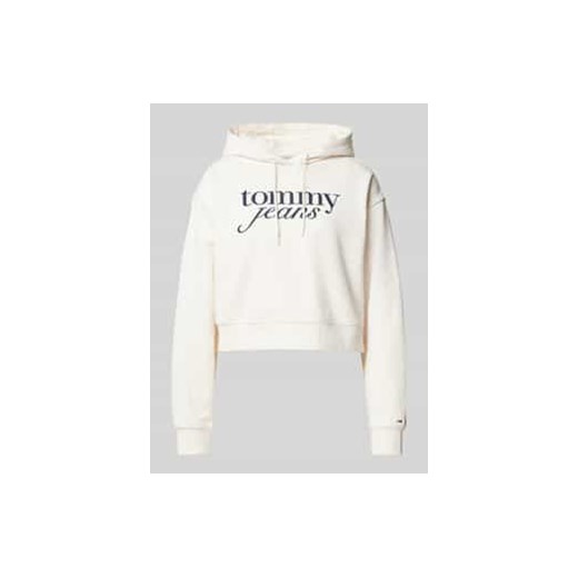 Bluza krótka z kapturem i nadrukiem z logo ze sklepu Peek&Cloppenburg  w kategorii Bluzy damskie - zdjęcie 178104635