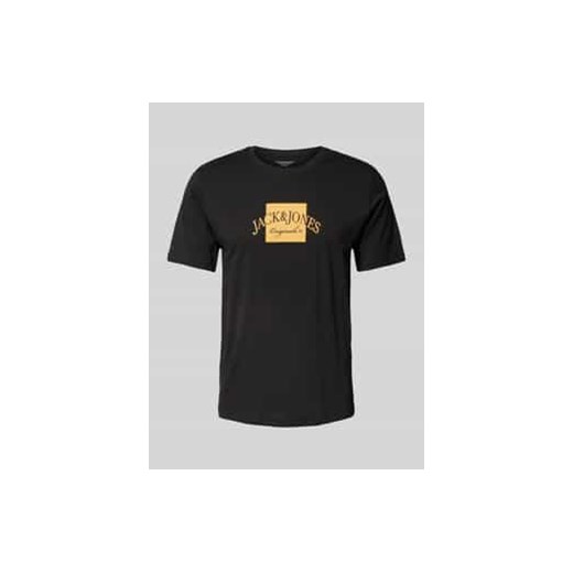 T-shirt z nadrukiem z logo model ‘BOSTON’ ze sklepu Peek&Cloppenburg  w kategorii T-shirty męskie - zdjęcie 178104676