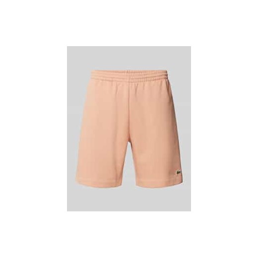 Szorty z dzianiny dresowej o kroju regular fit z elastycznym pasem ze sklepu Peek&Cloppenburg  w kategorii Spodenki męskie - zdjęcie 178104696