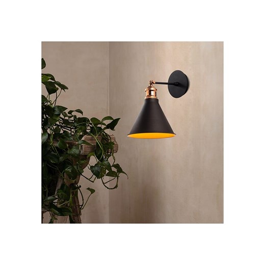 Opviq Lampa ścienna w kolorze czarnym - 20 x 29 cm ze sklepu Limango Polska w kategorii Lampy ścienne - zdjęcie 178105277