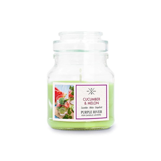 Purple River Świeca zapachowa &quot;Cucumber Melon&quot; - 113 g ze sklepu Limango Polska w kategorii Świece i dyfuzory - zdjęcie 178105738