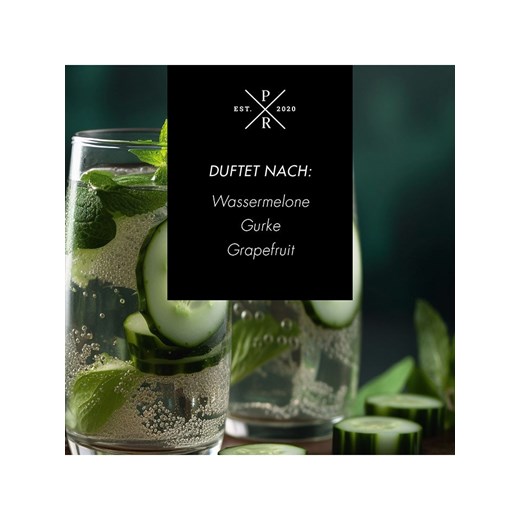 Purple River Świeca zapachowa &quot;Cucumber Melon&quot; - 113 g Purple River onesize wyprzedaż Limango Polska