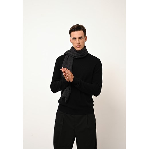 Just Cashmere Kaszmirowy sweter "Howard" w kolorze czarnym ze sklepu Limango Polska w kategorii Swetry męskie - zdjęcie 178106329