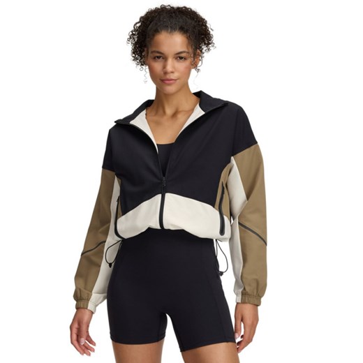 Damska kurtka treningowa Under Armour Unstoppable Jacket - czarna ze sklepu Sportstylestory.com w kategorii Kurtki damskie - zdjęcie 178107617