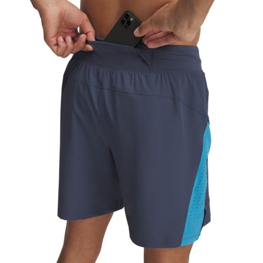 Męskie spodenki do biegania Under Armour UA Launch Pro 7\'\' Shorts - szare Under Armour L Sportstylestory.com
