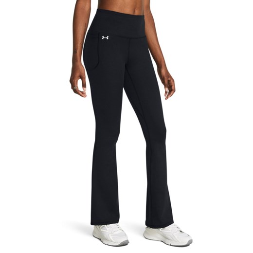 Damskie legginsy treningowe Under Armour Motion Flare Pant - czarne ze sklepu Sportstylestory.com w kategorii Spodnie damskie - zdjęcie 178107648