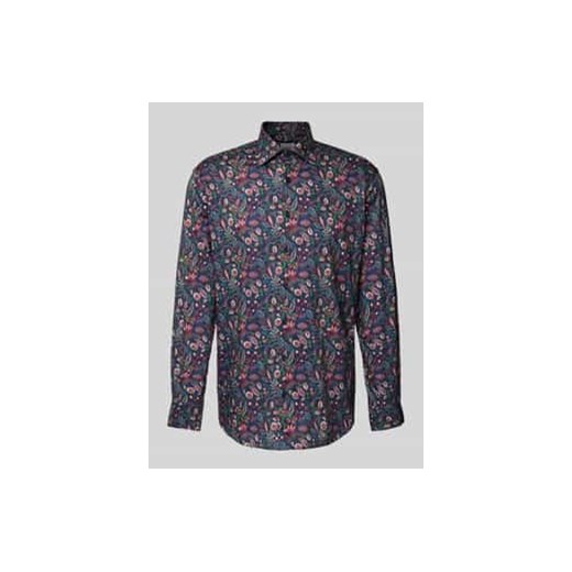 Koszula biznesowa o kroju regular fit ze wzorem na całej powierzchni ze sklepu Peek&Cloppenburg  w kategorii Koszule męskie - zdjęcie 178108108
