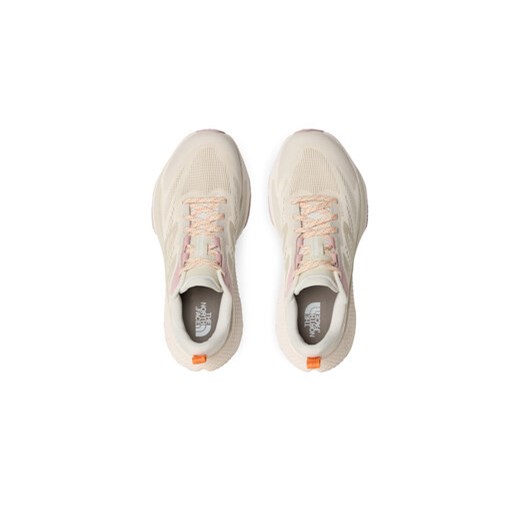Buty sportowe damskie The North Face płaskie sznurowane beżowe