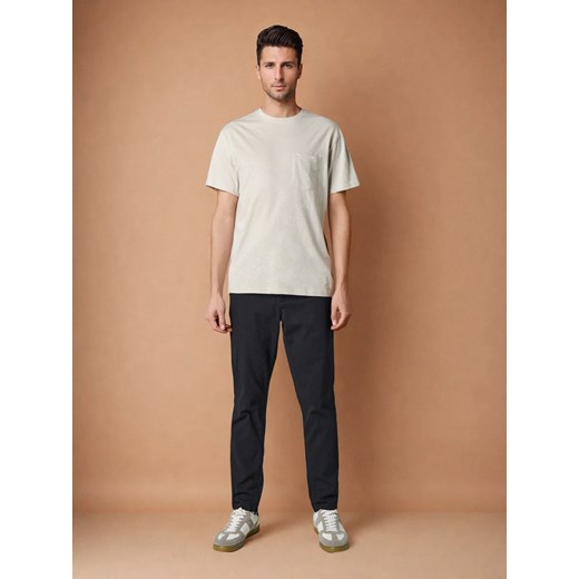 Sinsay - Koszulka basic - beżowy Sinsay L Sinsay