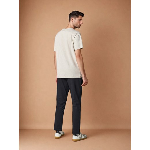 Sinsay - Koszulka basic - beżowy Sinsay XL Sinsay