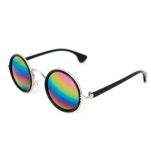 Okulary przeciwsłoneczne Rainbow Lenon szaleo bialy Lenonki damskie