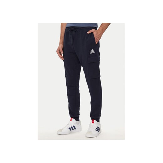 adidas Spodnie dresowe Essentials HL2232 Granatowy Regular Fit L MODIVO