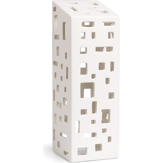 Kähler Świecznik &quot;Urbania High building&quot; w kolorze białym - 7,5 x 22 x 7,5 cm ze sklepu Limango Polska w kategorii Świeczniki - zdjęcie 178120055