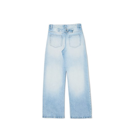 Cropp - Błękitne jeansy baggy - błękitny Cropp 42 Cropp