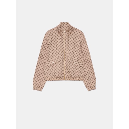 Mohito - Bluza z zamkiem - beżowy ze sklepu Mohito w kategorii Bluzy damskie - zdjęcie 178122765