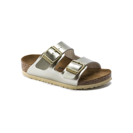 Birkenstock Klapki &quot;Arizona&quot; w kolorze złotym ze sklepu Limango Polska w kategorii Klapki damskie - zdjęcie 178124086