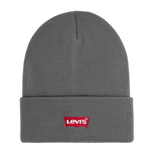 Levi&apos;s Kids Czapka beanie w kolorze szarym ze sklepu Limango Polska w kategorii Czapki dziecięce - zdjęcie 178124649