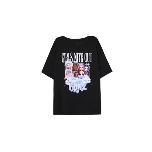 Cropp - Czarna koszulka z Bratz UNISEX - czarny ze sklepu Cropp w kategorii Bluzki damskie - zdjęcie 178127769
