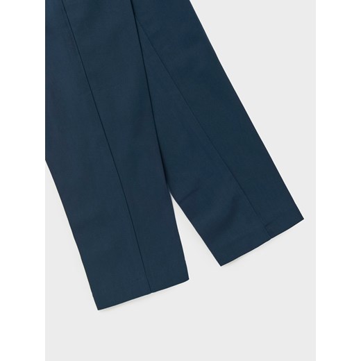 Sinsay - Eleganckie spodnie w kant - granatowy Sinsay 158 Sinsay