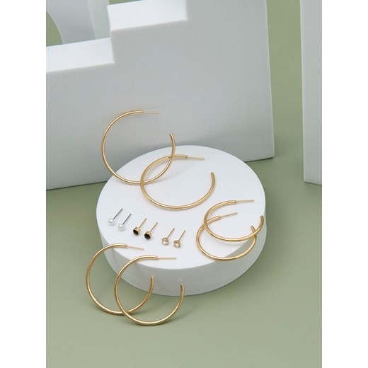 Sinsay - Kolczyki 6 pack - złoty Sinsay One Size Sinsay