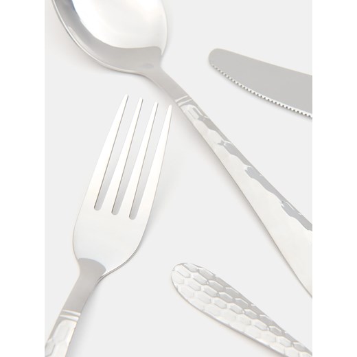 Sinsay - Komplet sztućców 16 sztuk - srebrny Sinsay One Size Sinsay