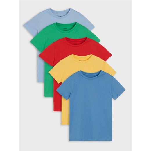 Sinsay - Koszulka 5 pack - szary ze sklepu Sinsay w kategorii T-shirty chłopięce - zdjęcie 178133965