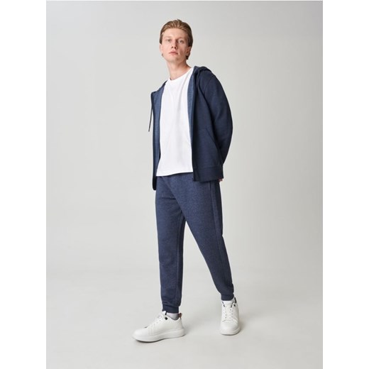 Sinsay - Spodnie dresowe jogger - granatowy Sinsay M Sinsay