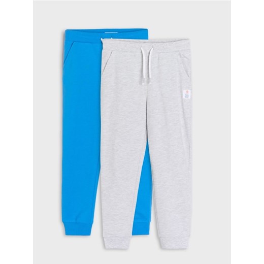 Sinsay - Spodnie dresowe 2 pack - niebieski Sinsay 128 Sinsay