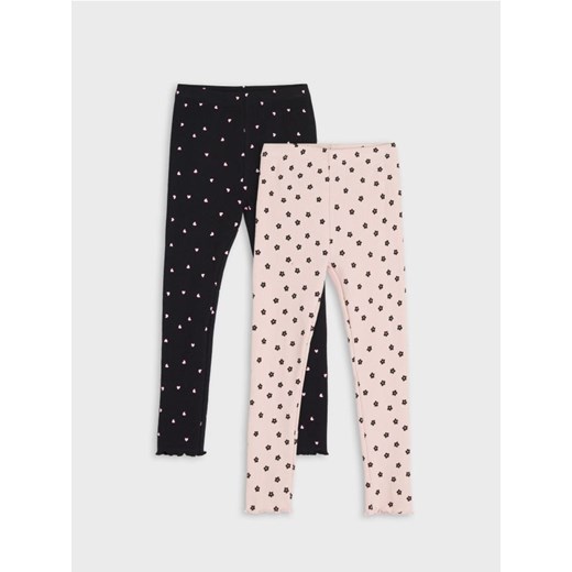 Sinsay - Legginsy 2 pack - wielobarwny Sinsay 110 Sinsay