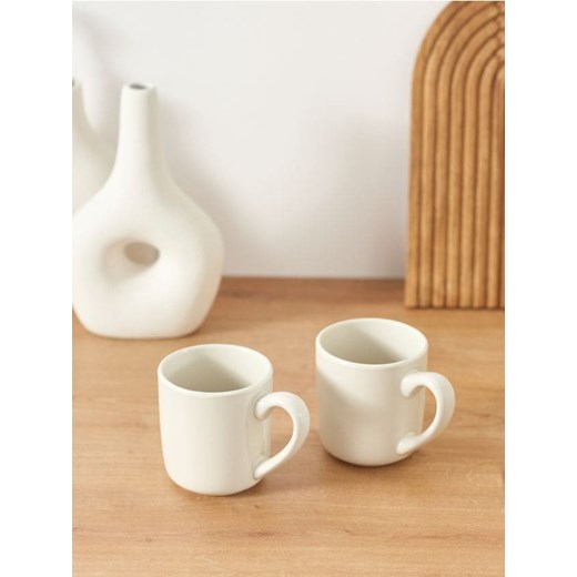 Sinsay - Kubki 2 pack - kremowy ze sklepu Sinsay w kategorii Kubki - zdjęcie 178134357