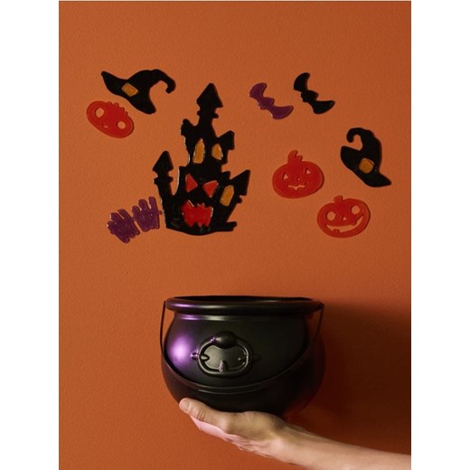 Sinsay - Naklejki na szybę Halloween - pomarańczowy ze sklepu Sinsay w kategorii Dekoracje świąteczne - zdjęcie 178134416