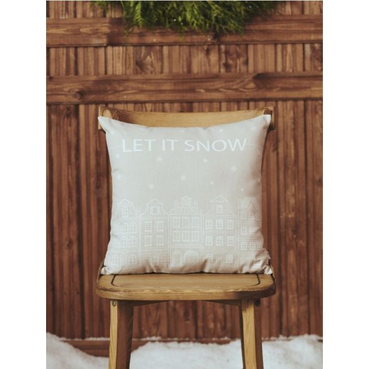 Sinsay - Poszewka na poduszkę 45x45 - kremowy Sinsay One Size Sinsay