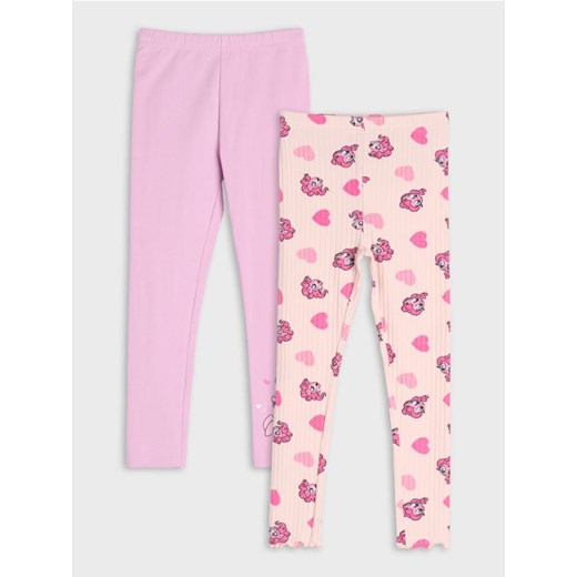 Sinsay - Legginsy My Little Pony 2 pack - fioletowy ze sklepu Sinsay w kategorii Spodnie dziewczęce - zdjęcie 178134535