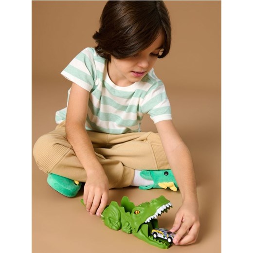 Sinsay - Wyrzutnia aut z motywem dinozaura - zielony Sinsay One Size Sinsay