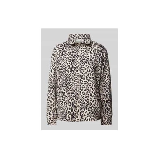 Bluza rozpinana ze zwierzęcym nadrukiem ze sklepu Peek&Cloppenburg  w kategorii Bluzy damskie - zdjęcie 178135855