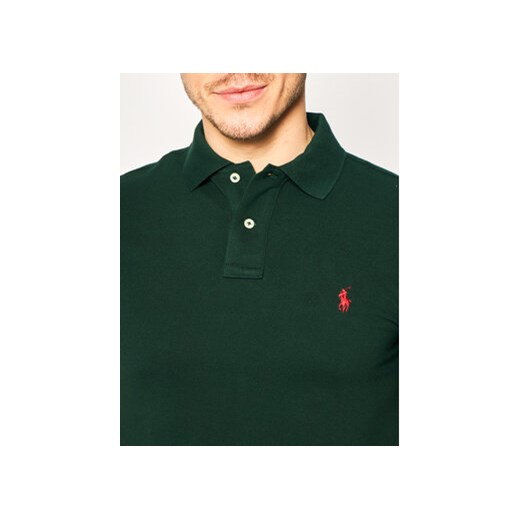 Polo Ralph Lauren Polo Core Replen 710795080 Zielony Slim Fit Polo Ralph Lauren M MODIVO