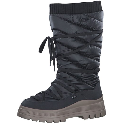 s.Oliver Kozaki zimowe w kolorze czarnym 37 promocyjna cena Limango Polska