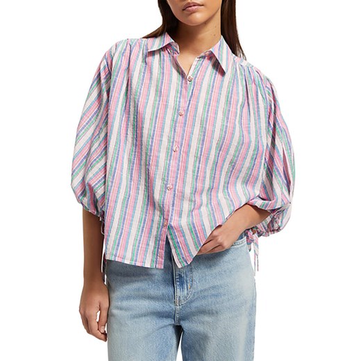 Scotch &amp; Soda Bluzka w kolorze jasnoróżowo-niebieskim ze sklepu Limango Polska w kategorii Koszule damskie - zdjęcie 178138758