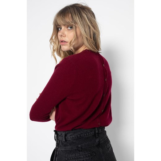 Perfect Cashmere Kaszmirowy sweter &quot;Vanessa&quot; w kolorze ciemnoczerwonym Perfect Cashmere S okazja Limango Polska