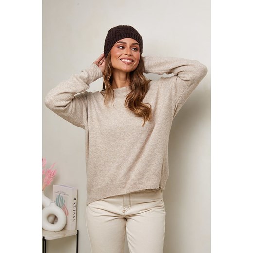 Soft Cashmere Sweter w kolorze beżowym ze sklepu Limango Polska w kategorii Swetry damskie - zdjęcie 178139025