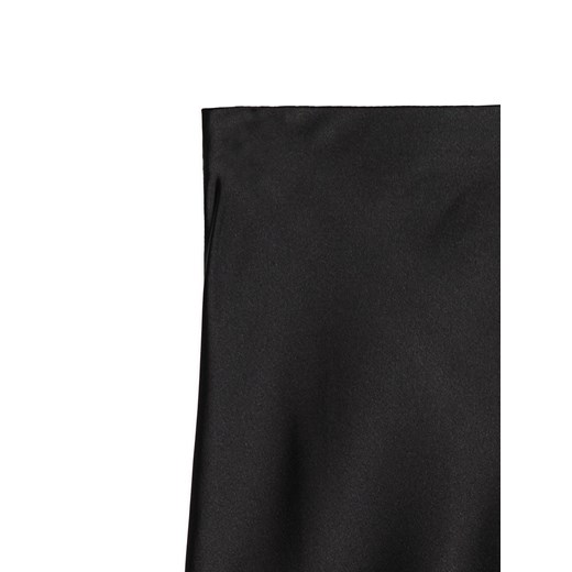 Cropp - Satynowa czarna spódnica maxi - czarny Cropp M Cropp